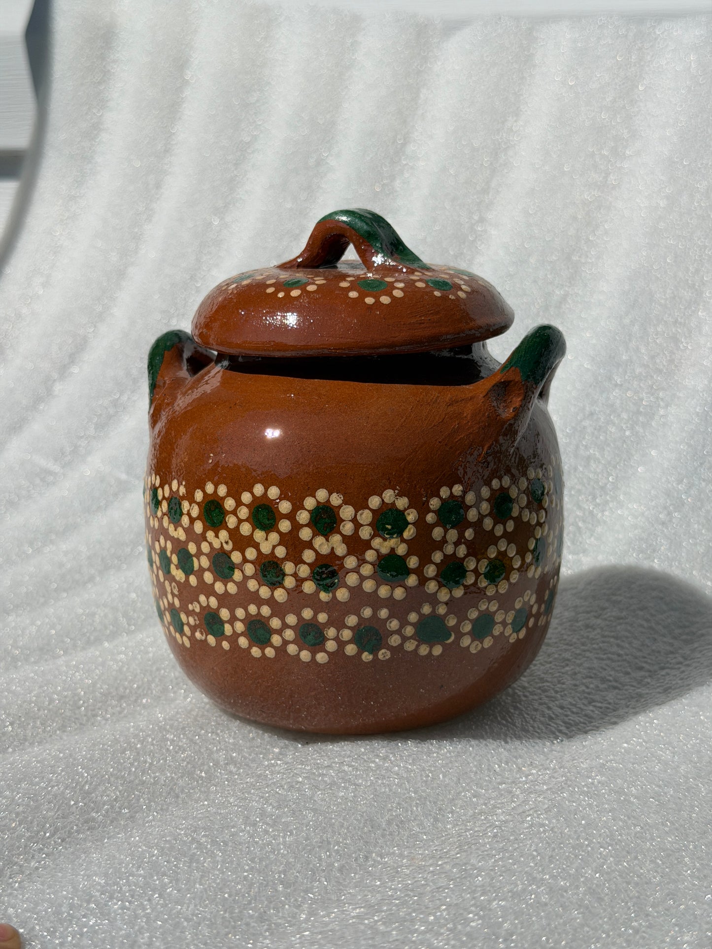 Small 1/4kg Barro Ollita with Lid