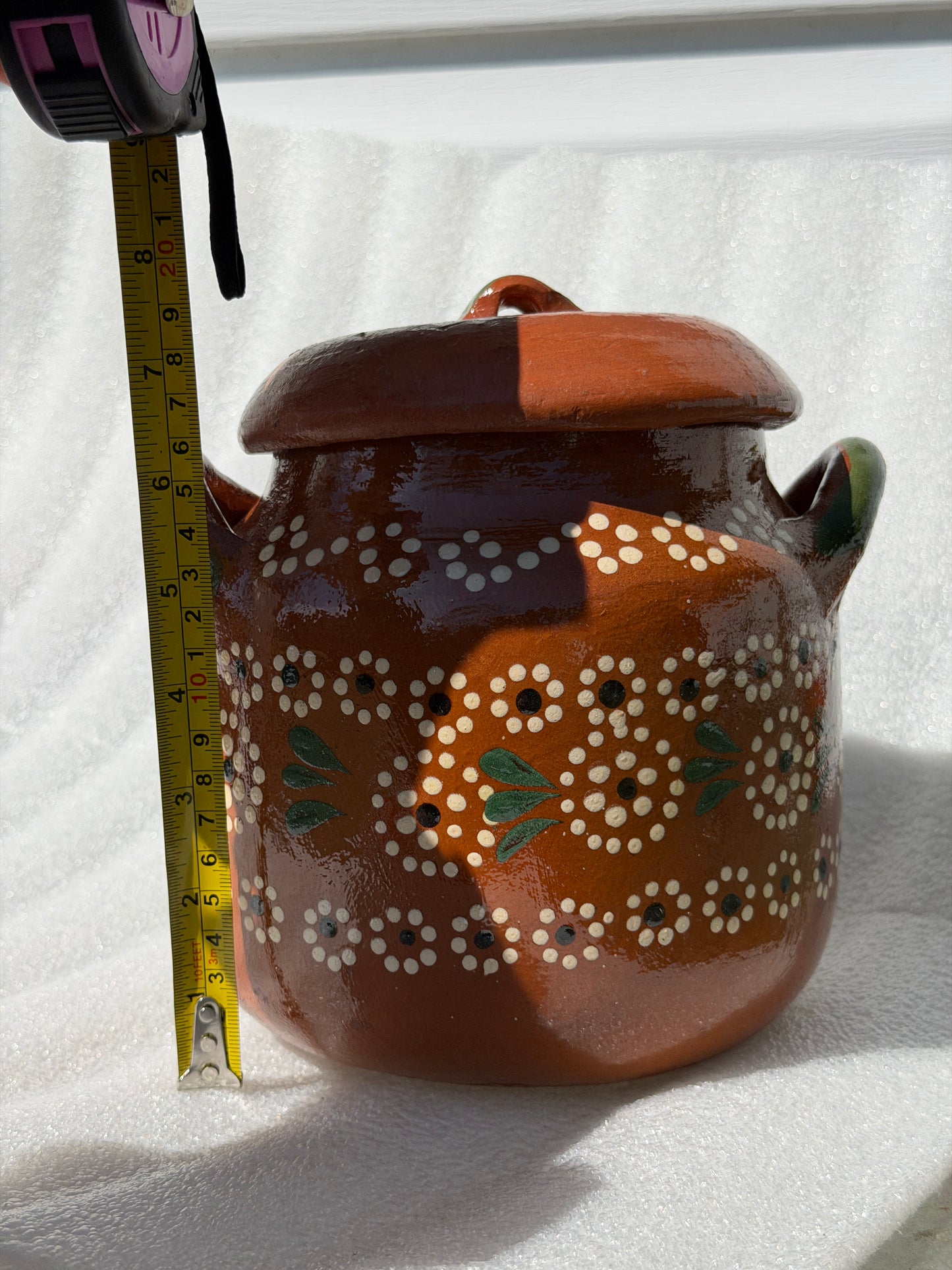 Small 1/2kg Barro Ollita with Lid