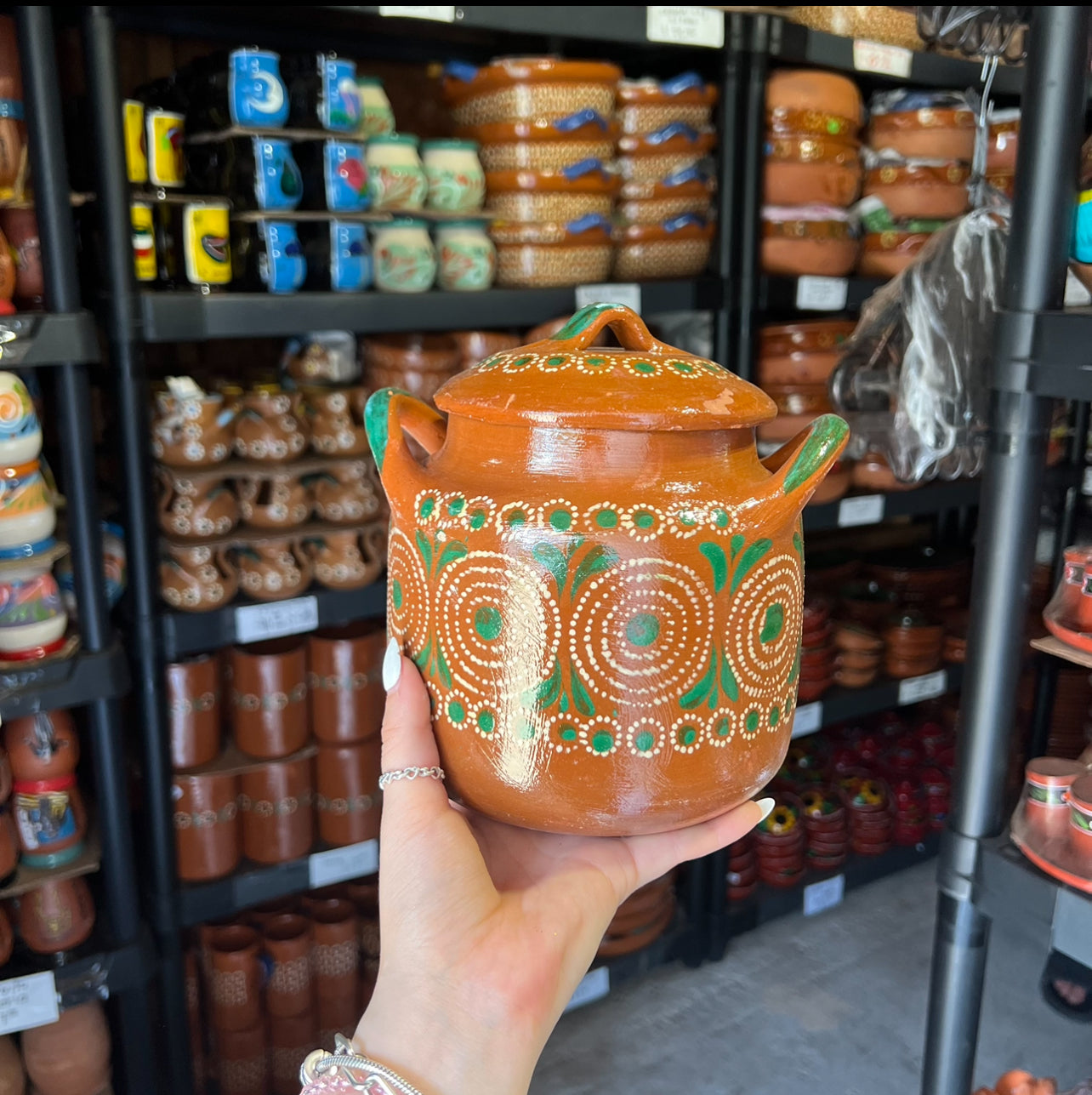 mexican clay planter pots Mexican Pottery Small Pot