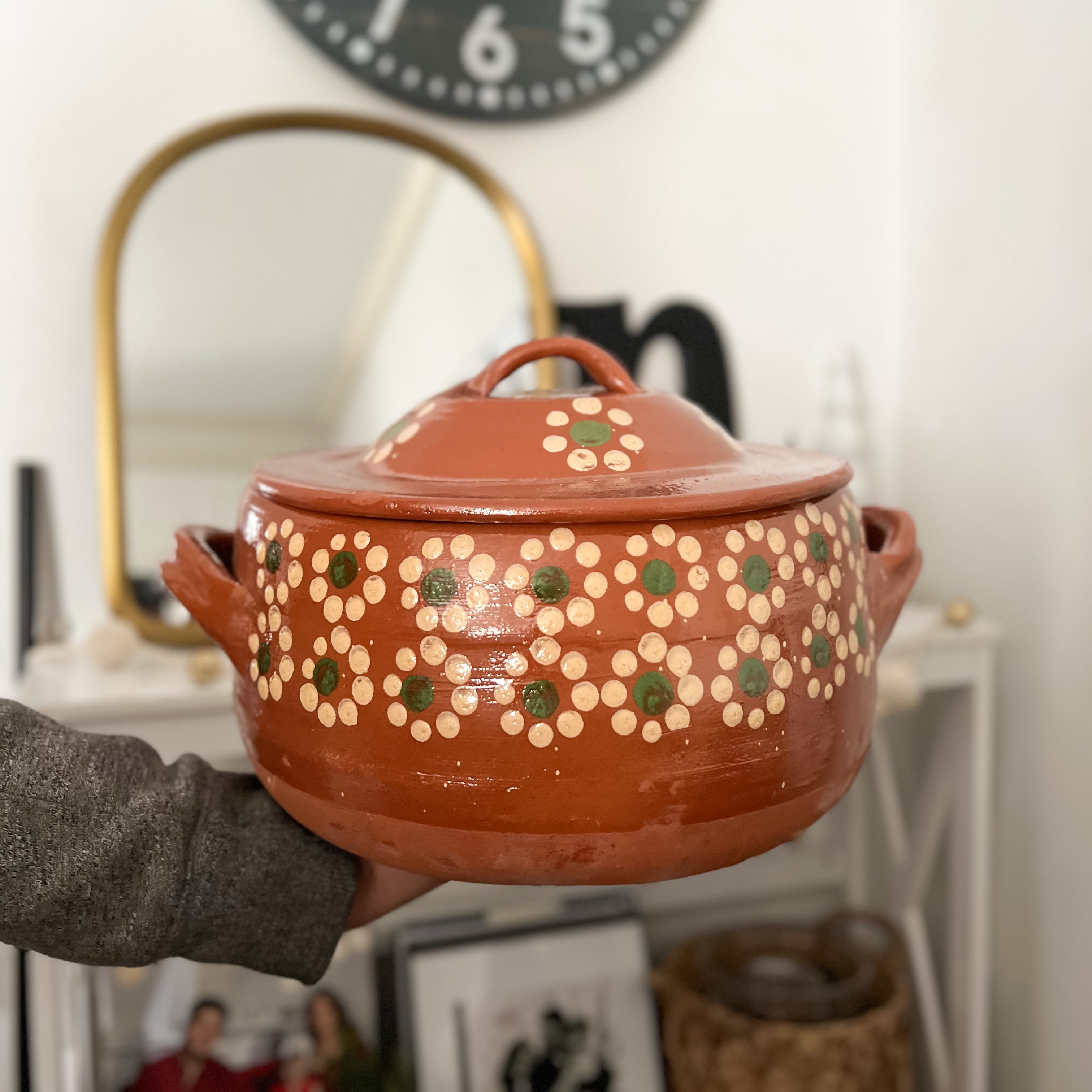 mexican clay planter pots Mexican Traditional Pottery Pot
