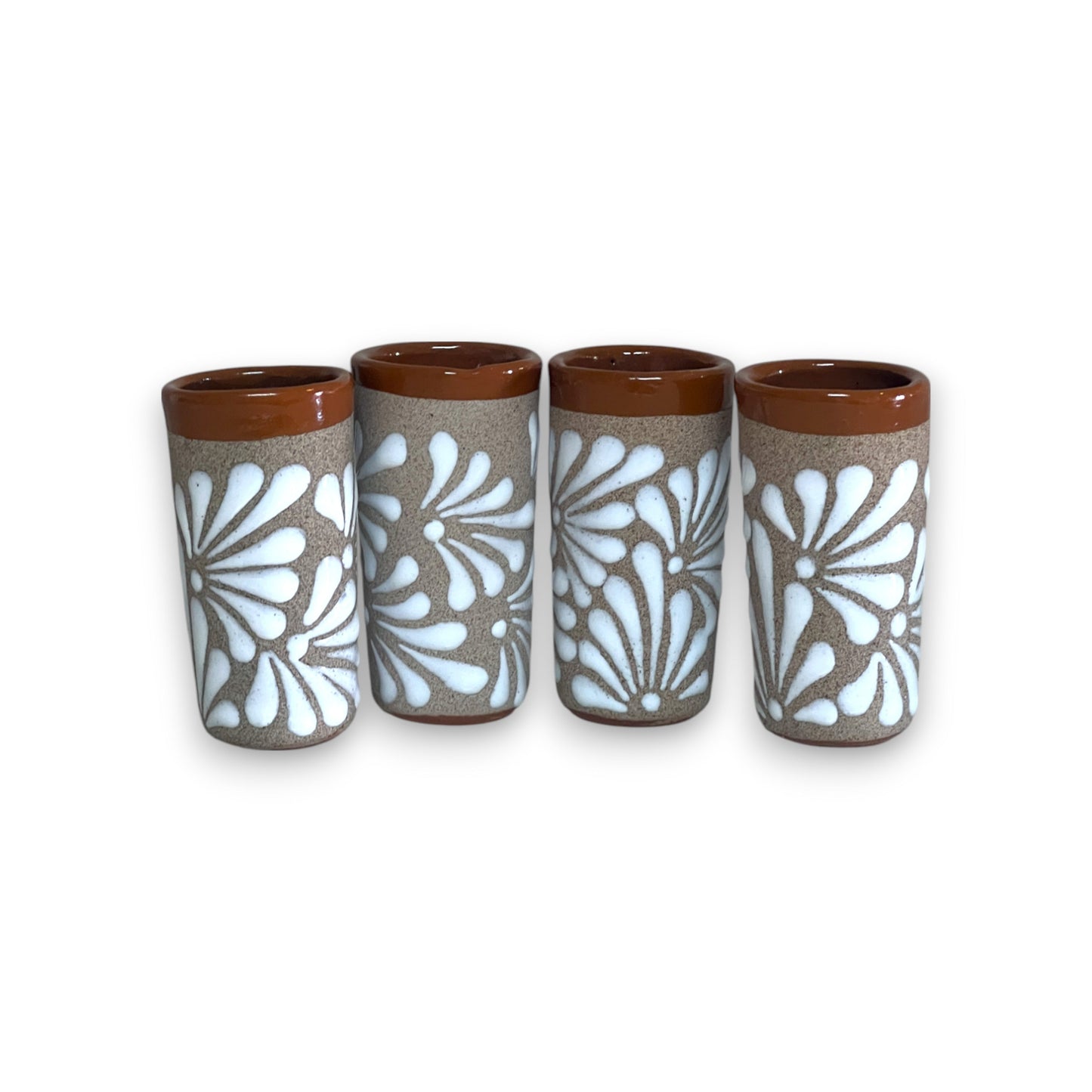 Rustic Talavera Shot Glass | Handmade Mexican Ceramic Drinkware