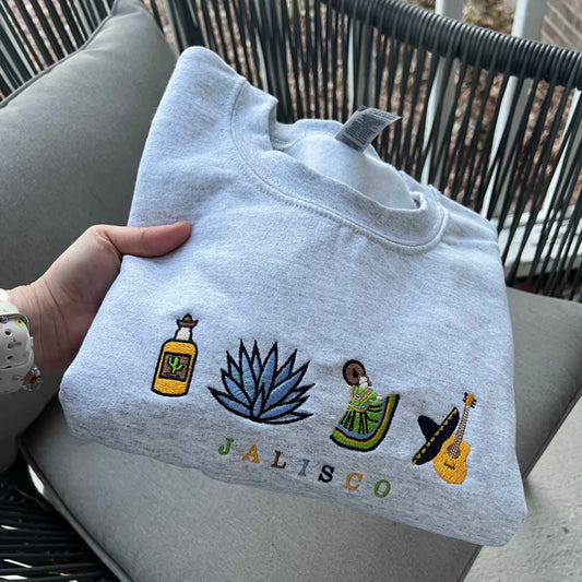 Jalisco Mexico State • Embroidered Crewneck