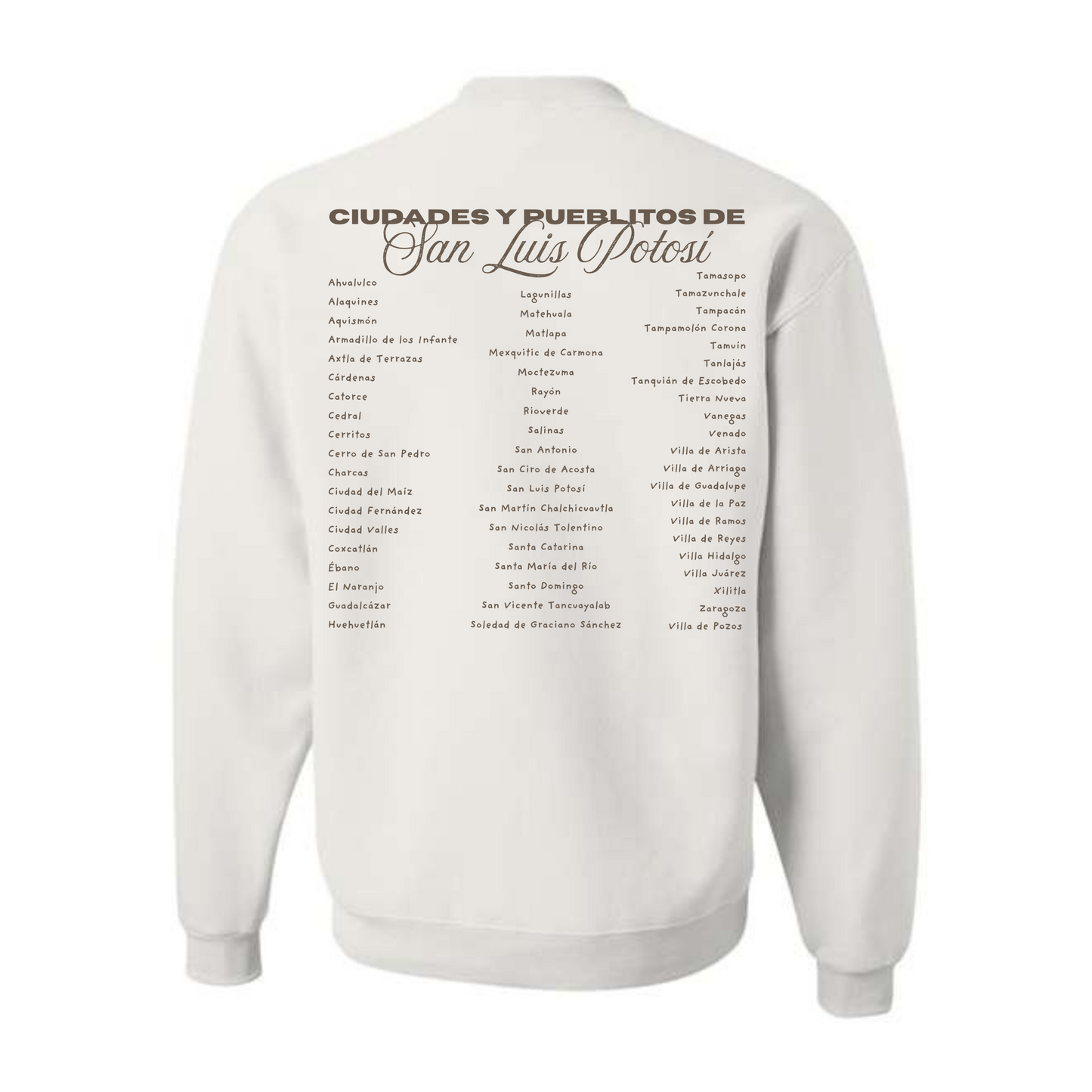SLP San Luis Potosí Social Club Crewneck • Tee