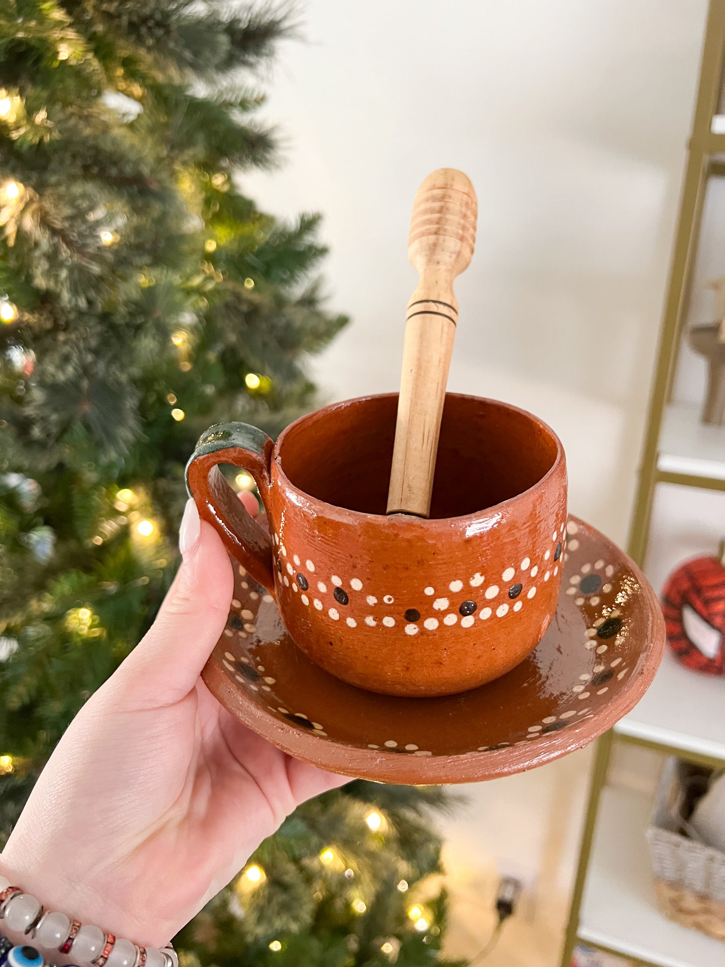 Mexican Coffee Mug set | Juego Taza de Barro