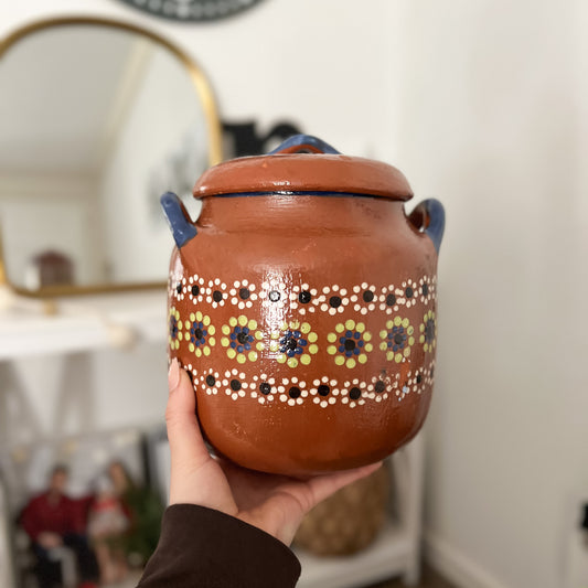 Mexican Pottery Pot NO TOP INCLUDED