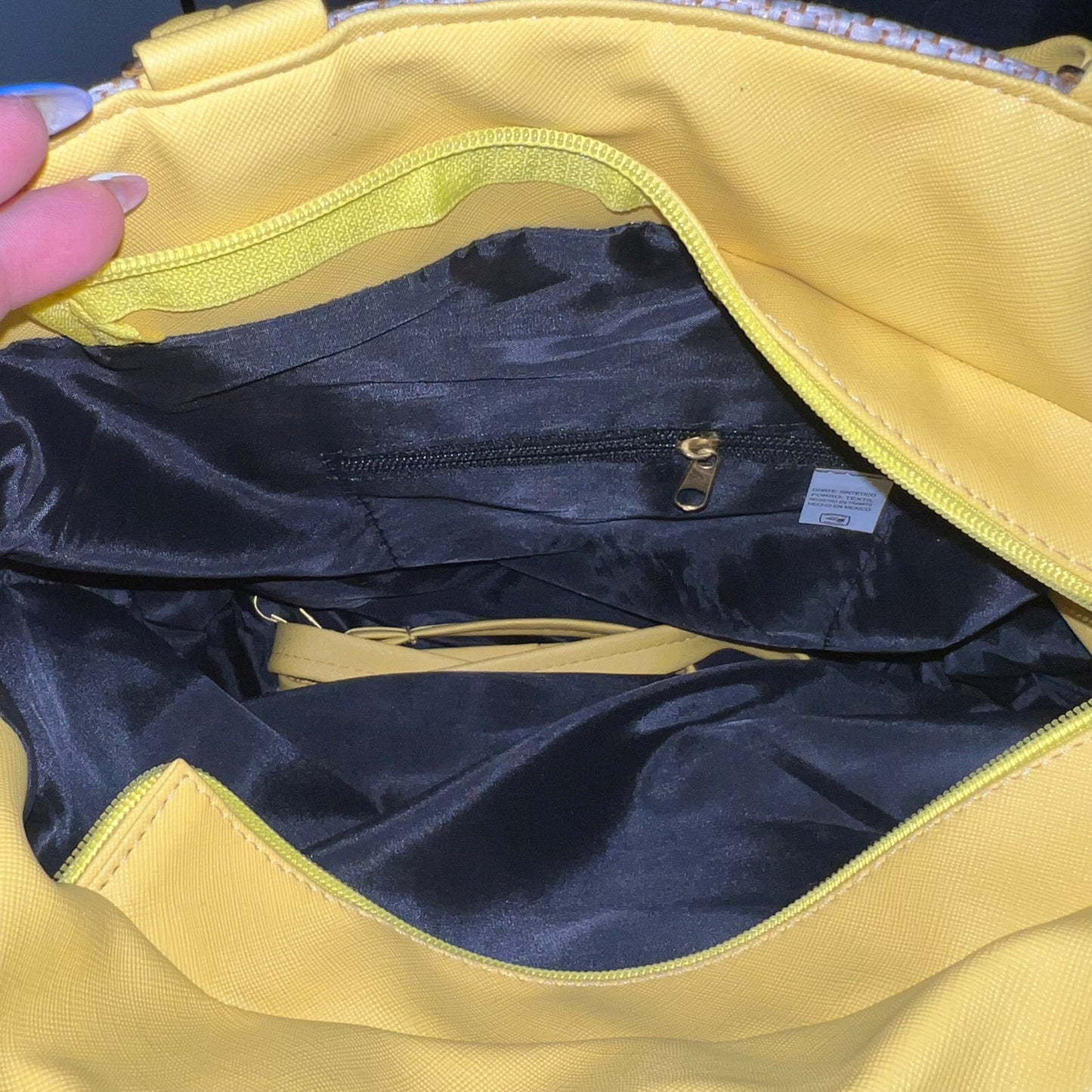 Frida Kahlo Yellow Artisan Handbag
