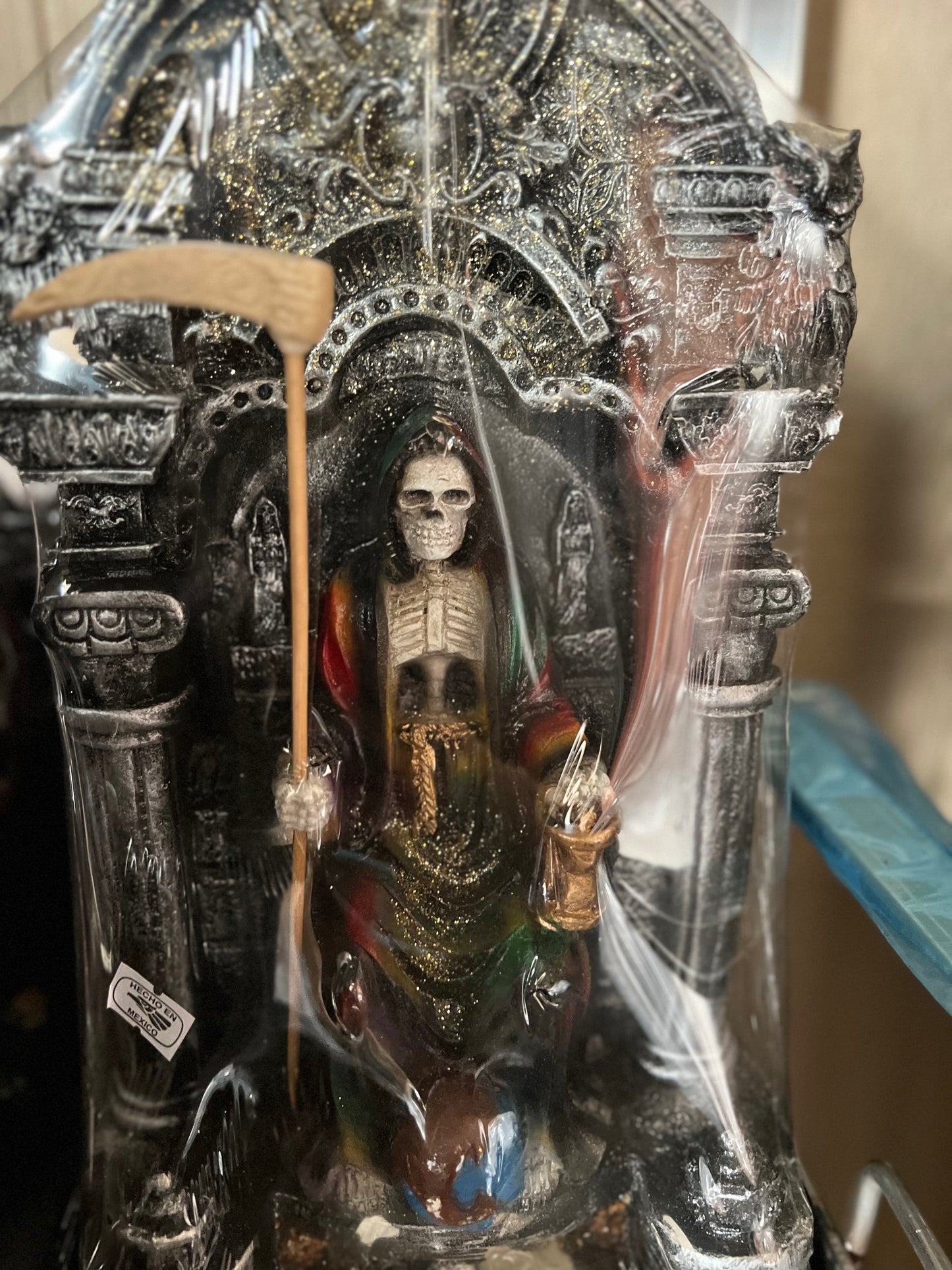 La Santa Muerte Statue Decor