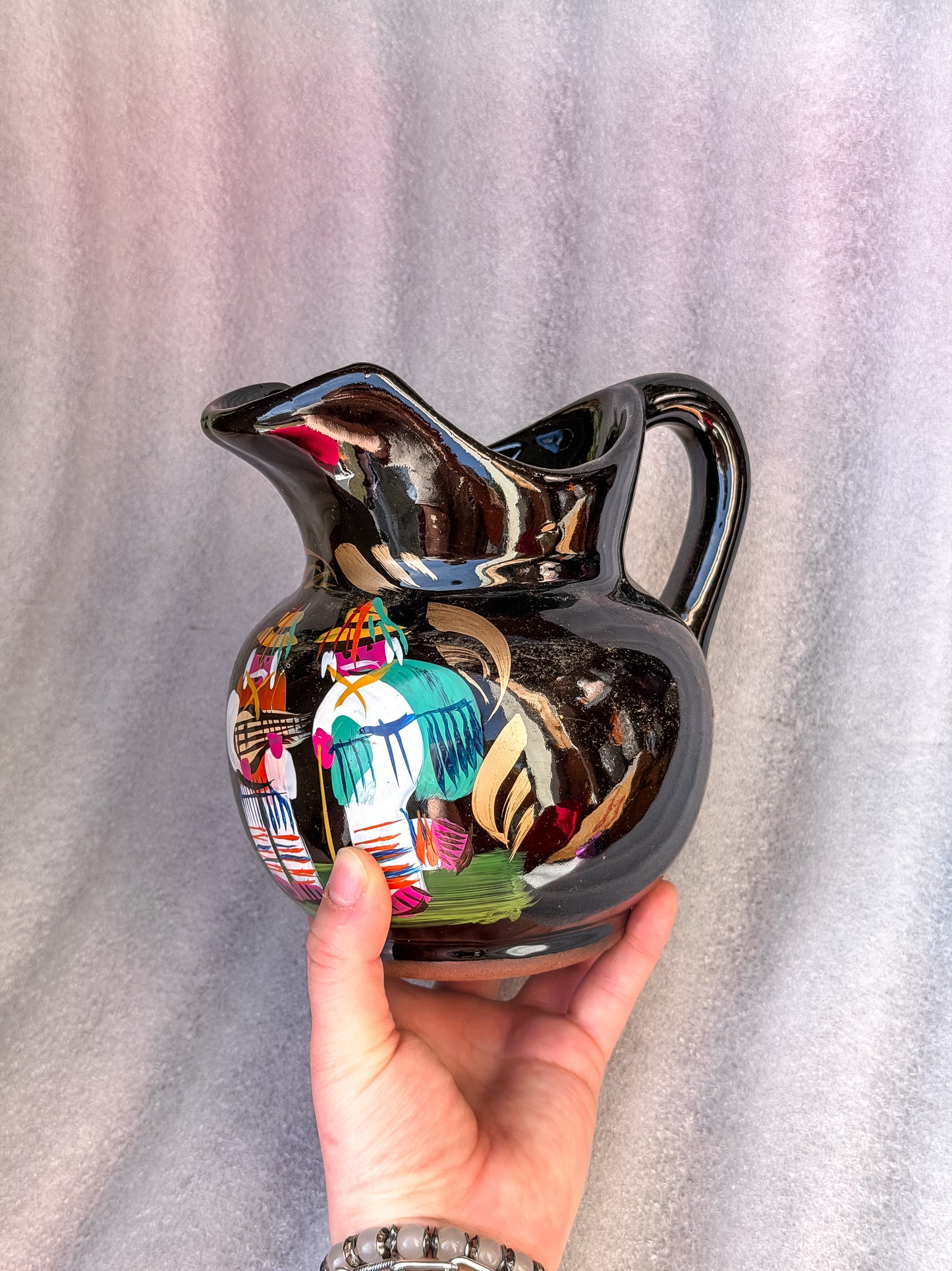 Mexican Michoacan Sugar & Creamer Set