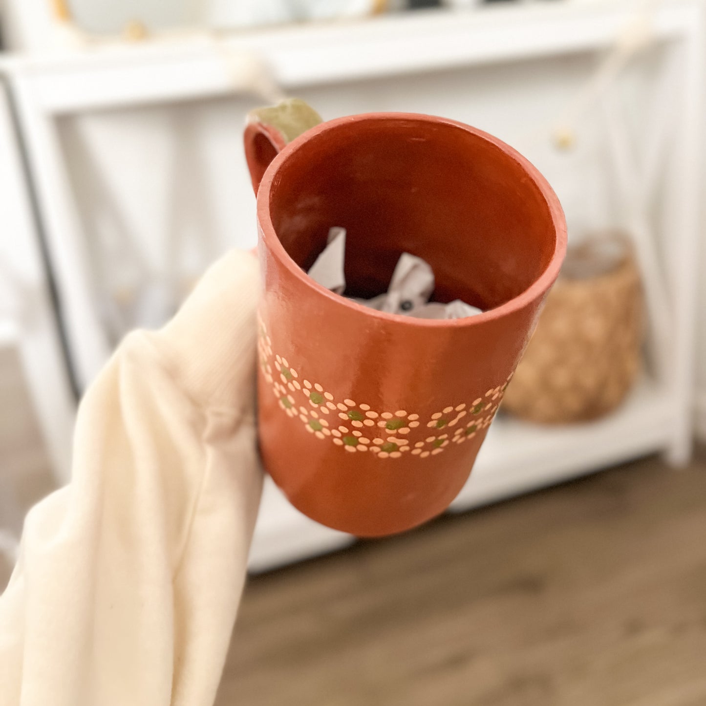 Mexican Traditional Large Cup Tarro 1L