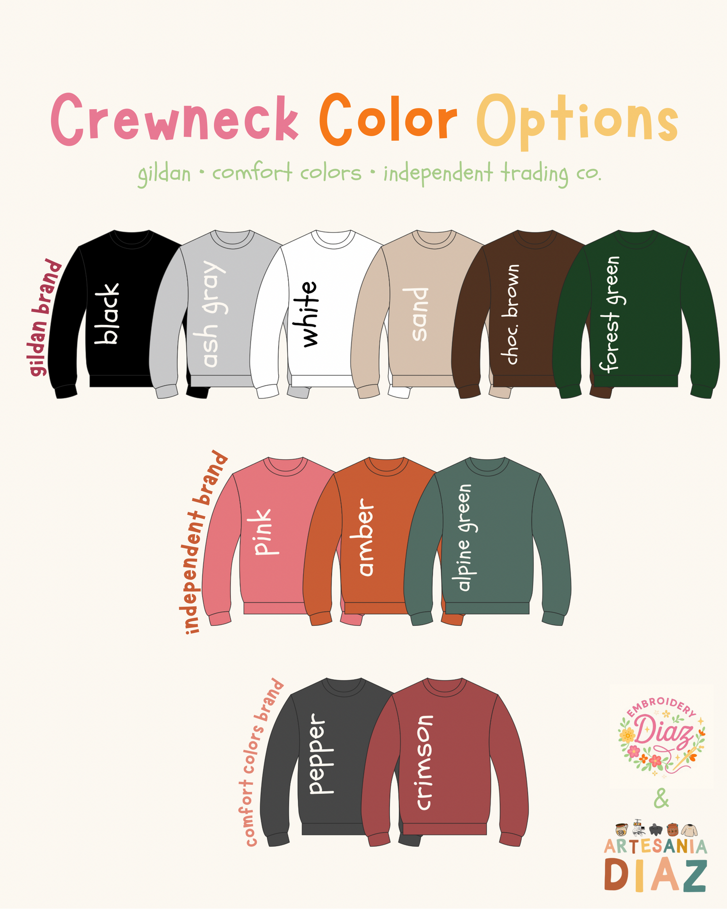 Postcard Saludos Crewneck & Tee