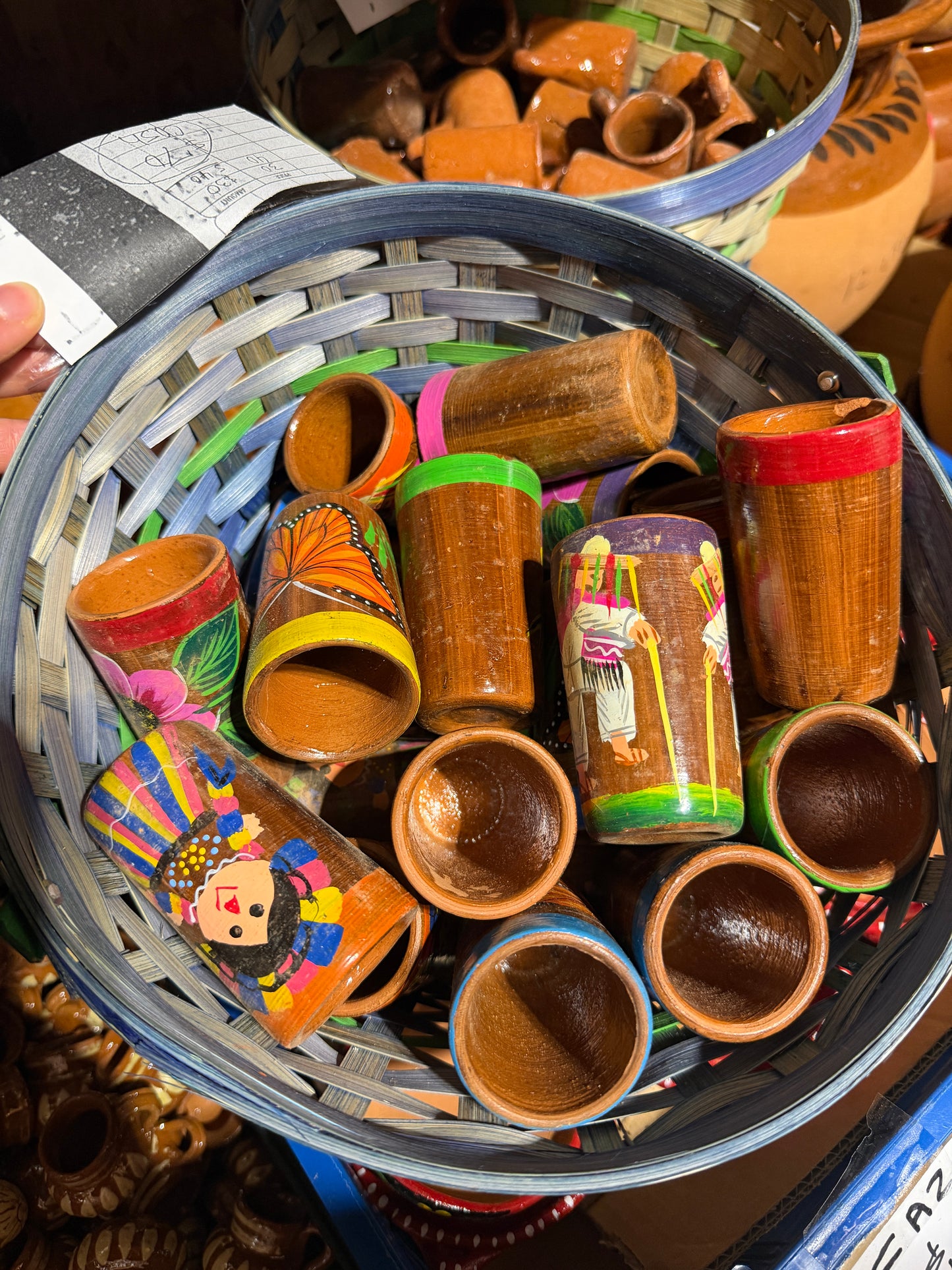 Mini Hand-Painted Shot Cups Tequilero