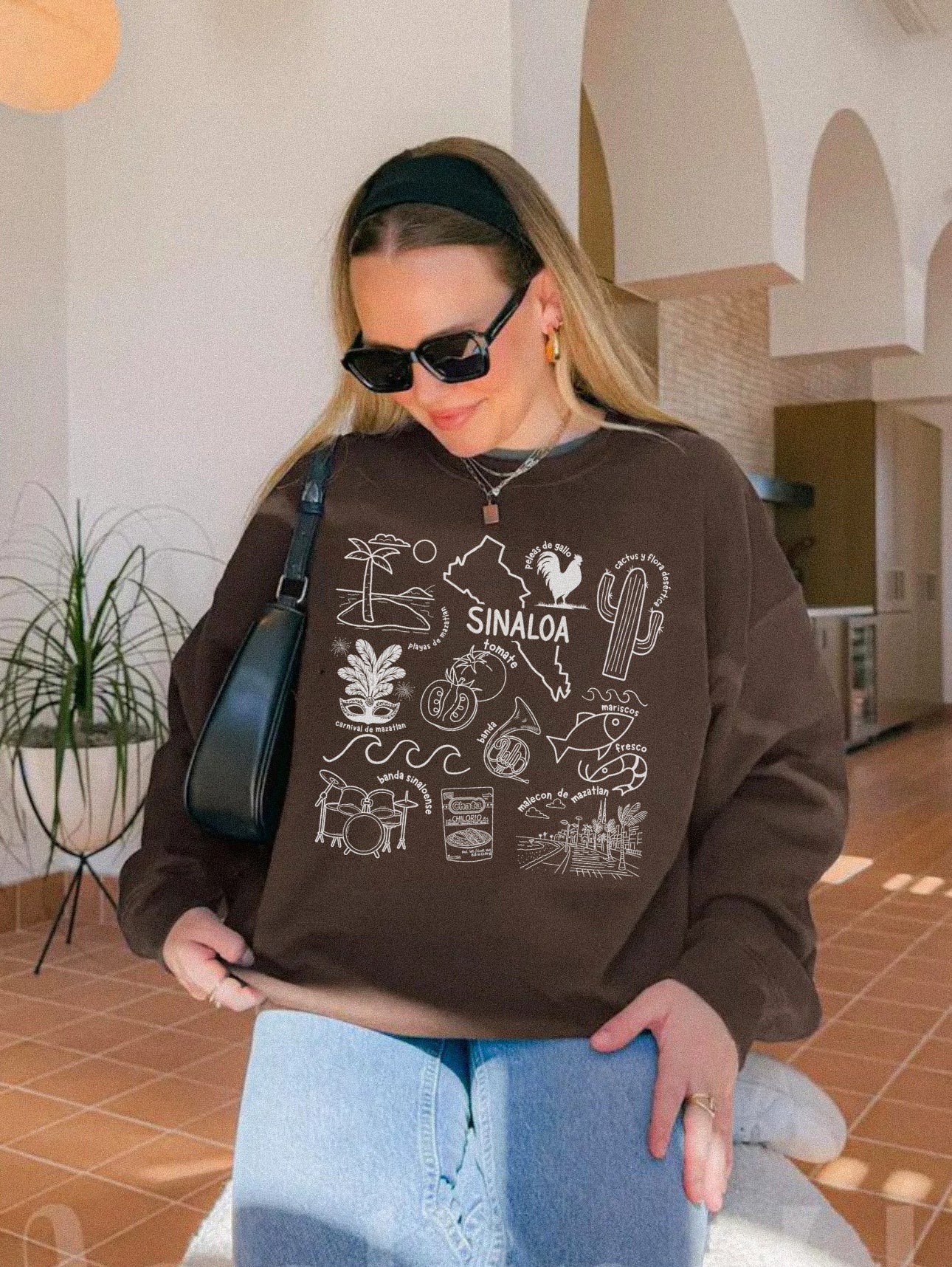 México State Sweater Front Design