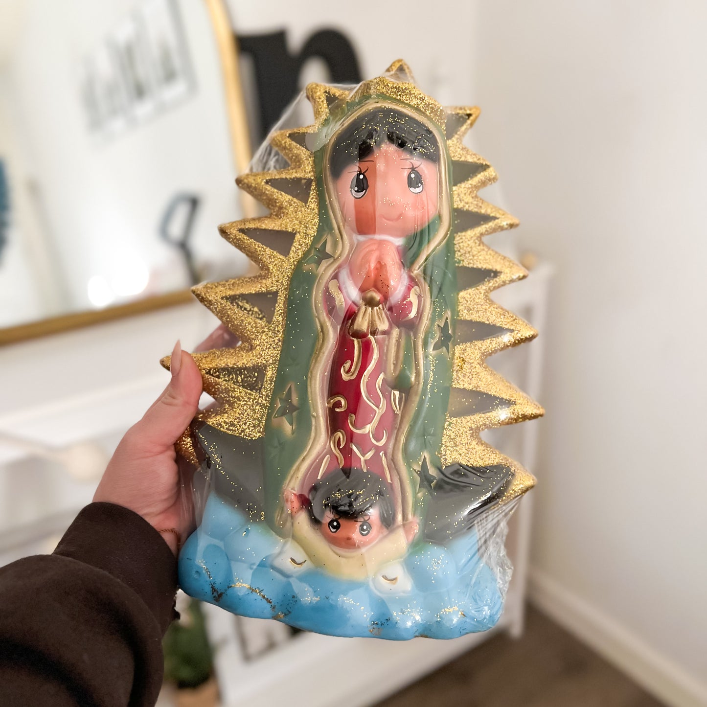 Large Traditional Virgencita Nightlamp