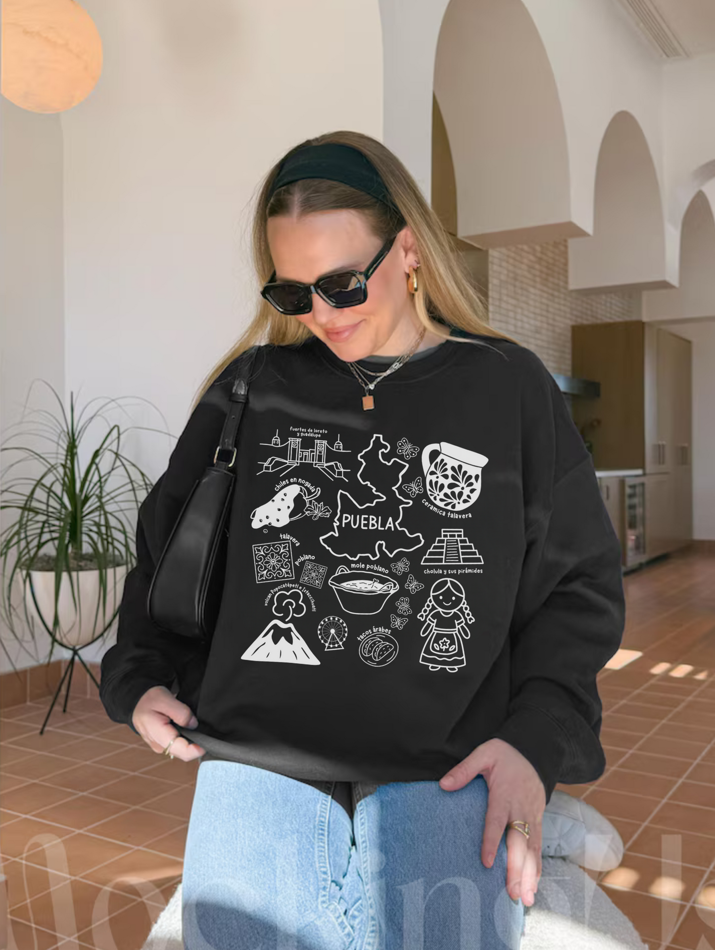 México State Sweater Front Design