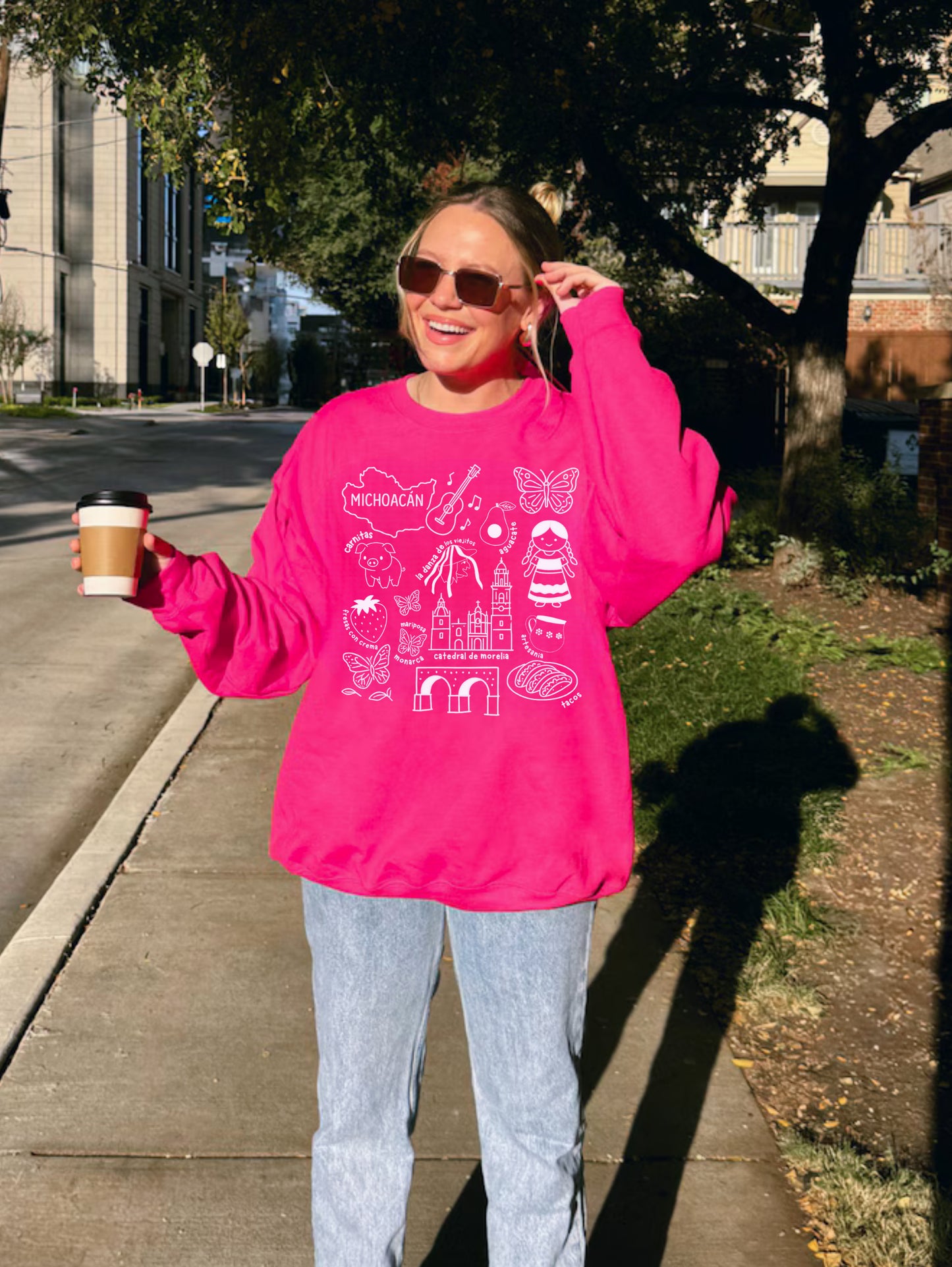 México State Sweater Front Design