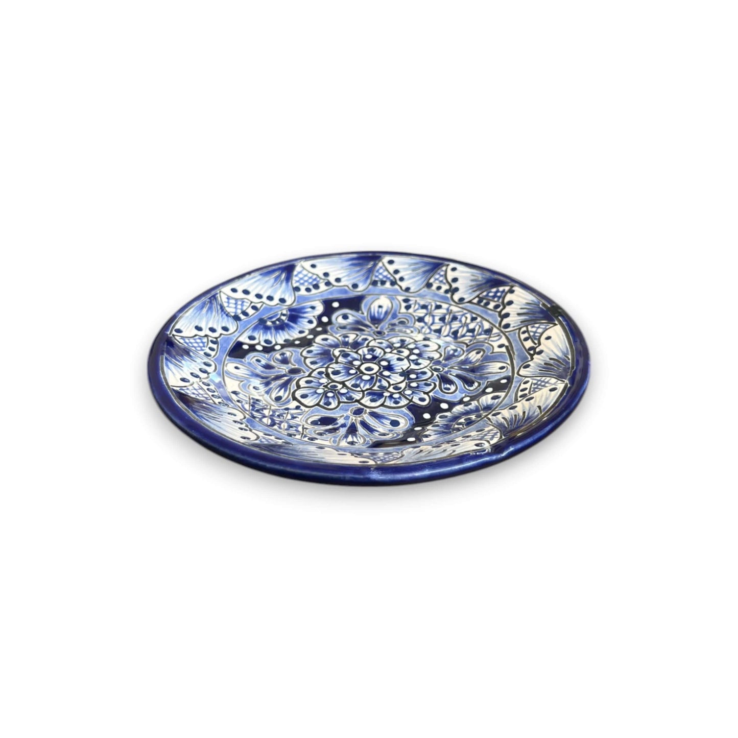 Blue & White Talavera Dinnerware Set | 12-Piece Set