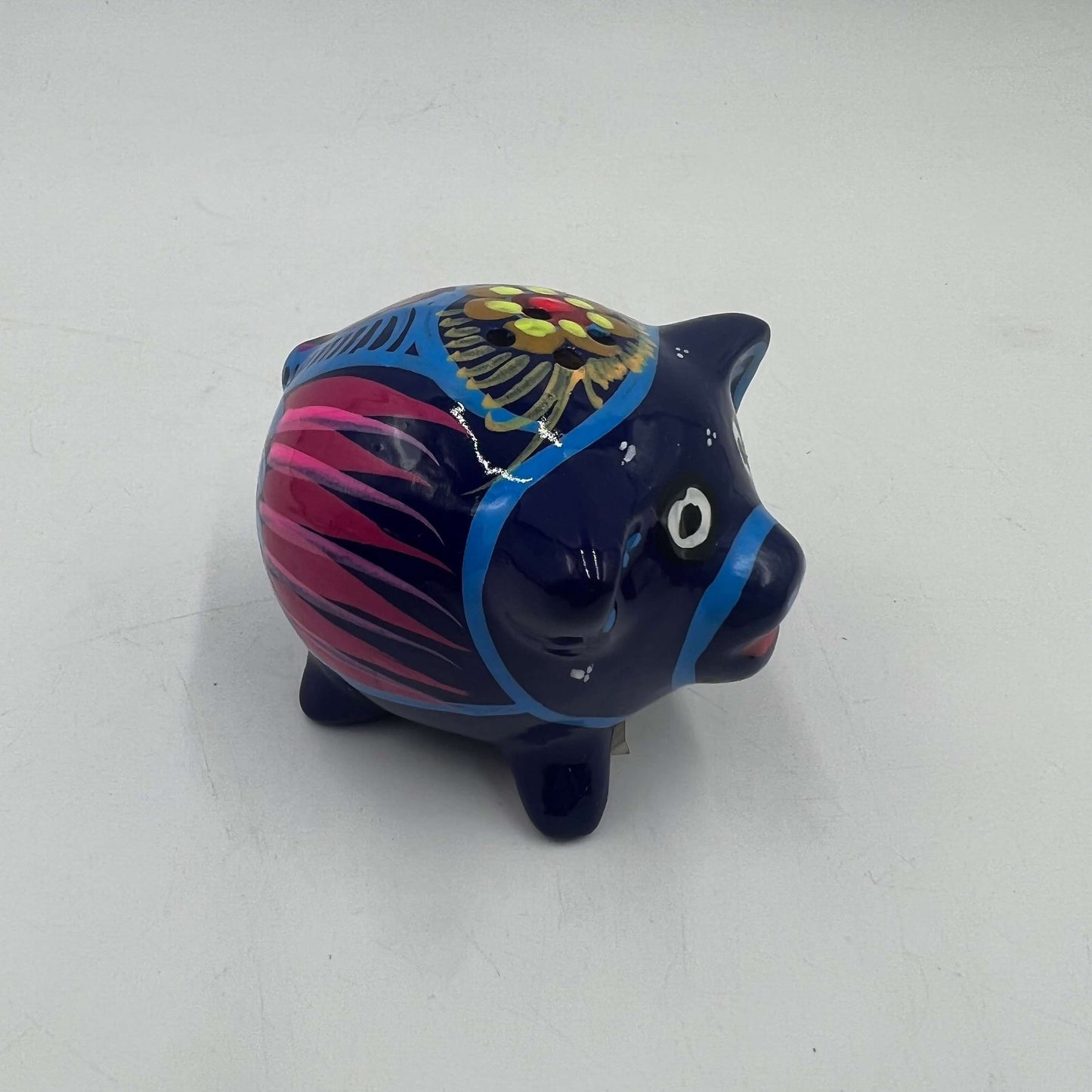 Set of 2 Pig Salt and Pepper Shakers | Hand-Painted Mexican Pottery