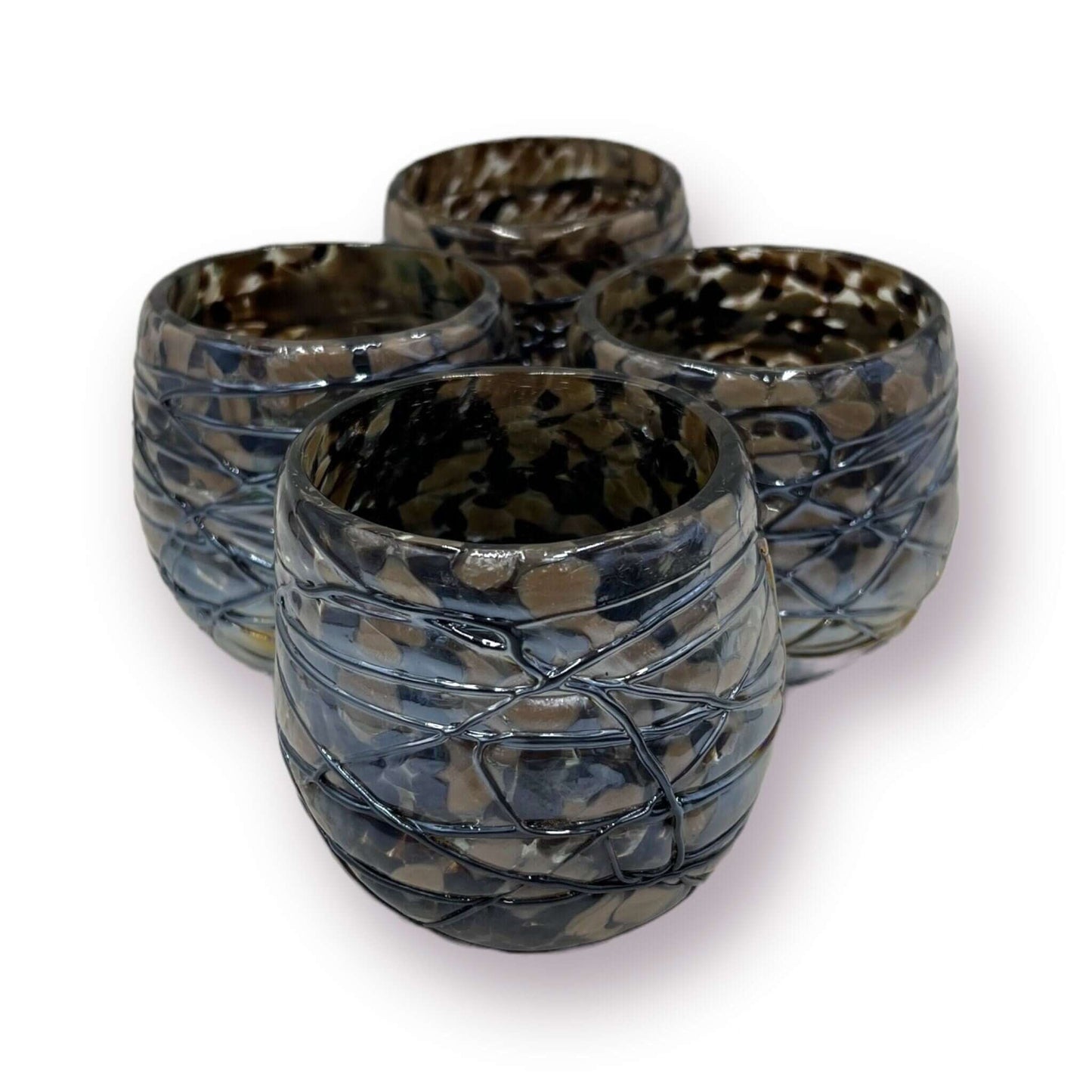 Mexican Stemless Wine Glass | Mocha Mix Design