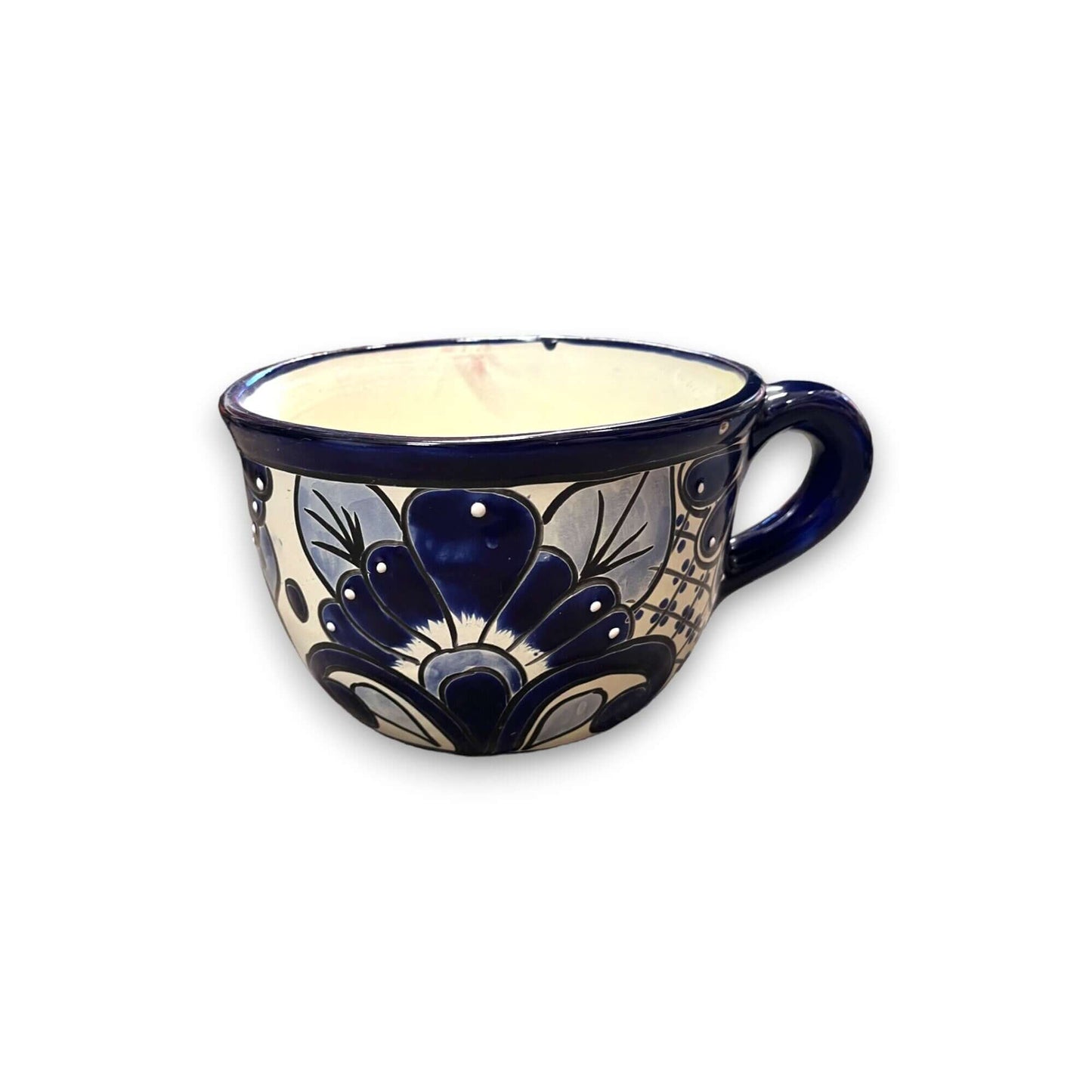 Talavera Tea Cup Planter | Hand-Painted Mexican Ceramic Pot