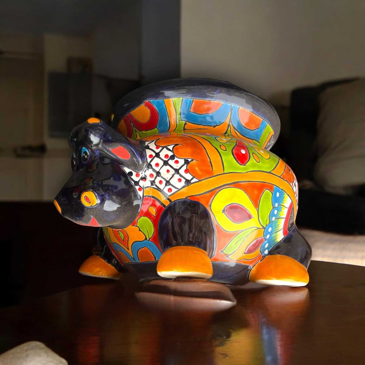 Talavera Cow Planter | Handcrafted Mexican Pottery for Home & Garden