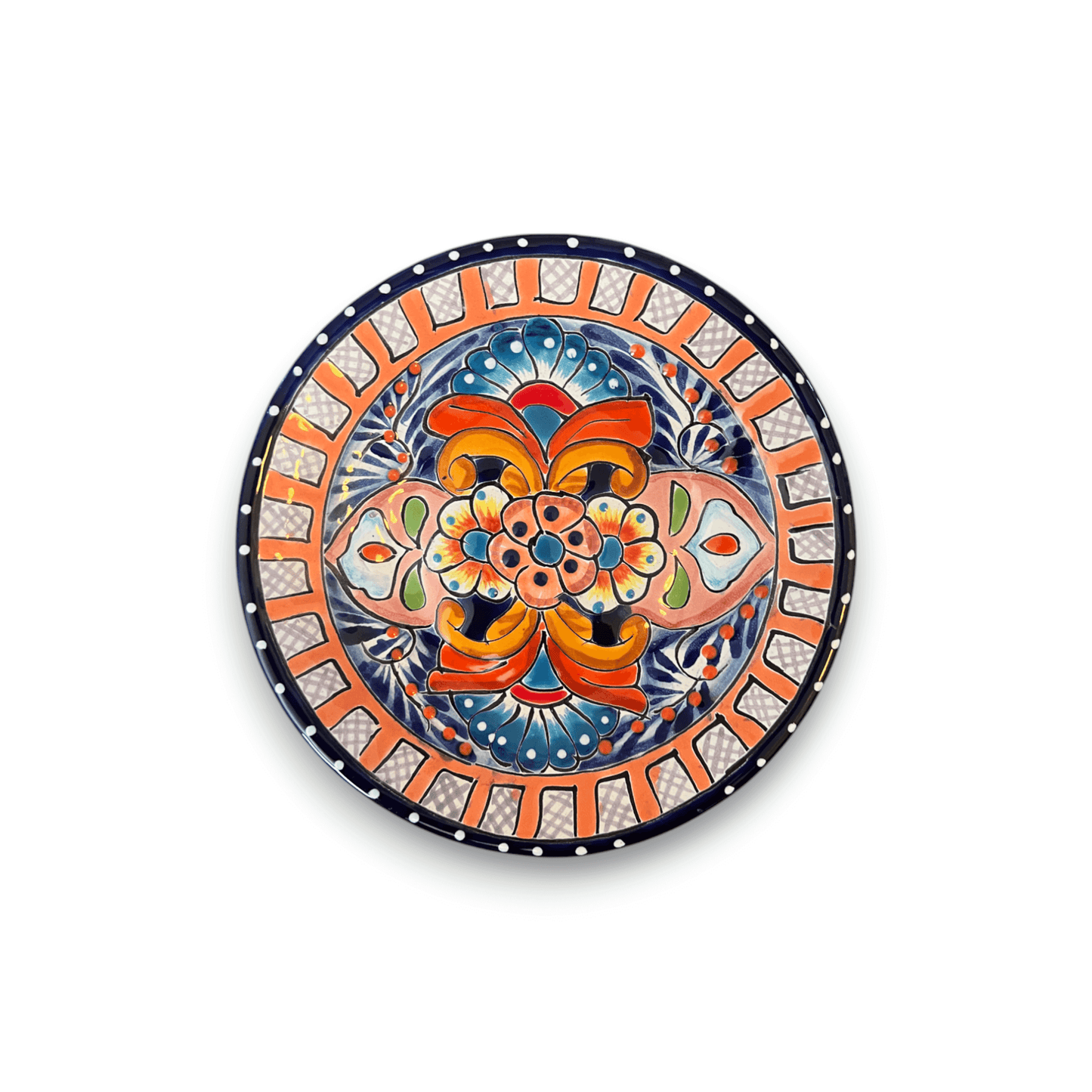 6" Talavera Ceramic Dinner Plate | Authentic Mexican Dinnerware