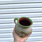 Traditional green+pink artesanal Mug