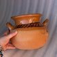 Handmade Round Mexican Barro Olla Pot