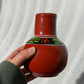 Small Red Hand Painted Cantaro with Cup