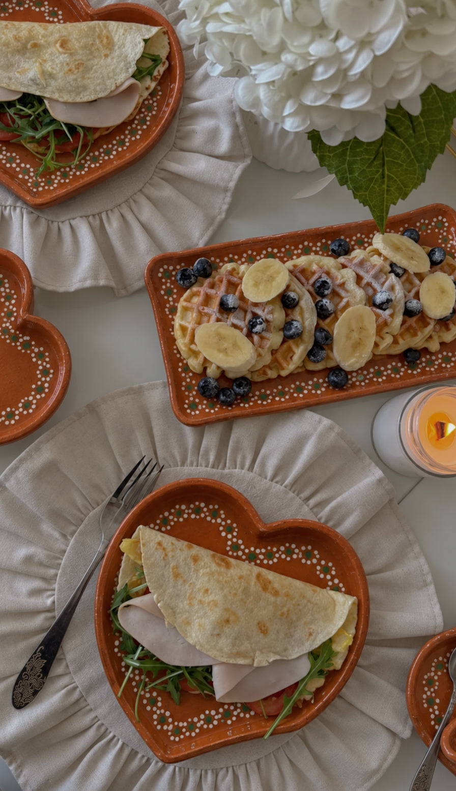 Heart-Shaped Corazon Barro Plate