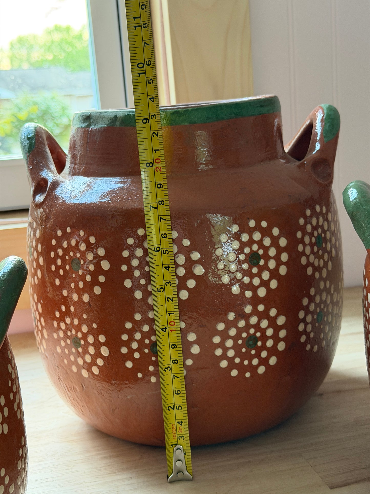 Mexican Barro Bean Pot Sin Plomo