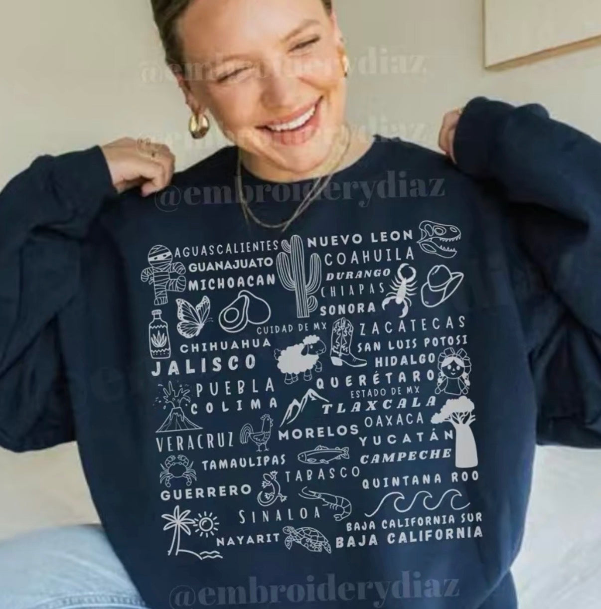 México All States Crewneck/Tee