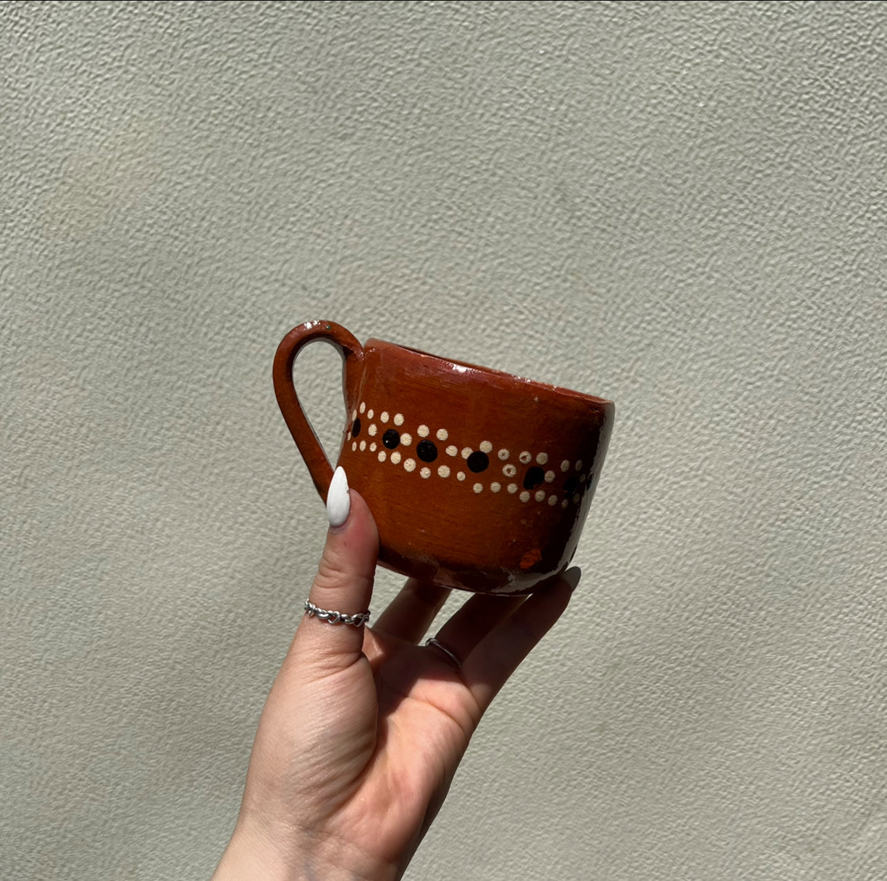 Small Round Barro Pottery Mug