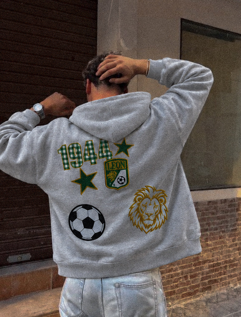 Club Leon 1944 Vintage-Inspired Embroidery Soccer Sweater