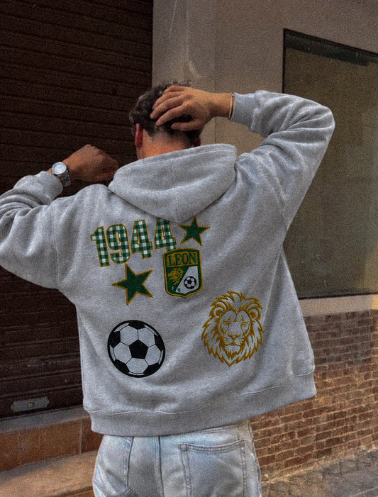 Club Leon 1944 Vintage-Inspired Embroidery Soccer Sweater