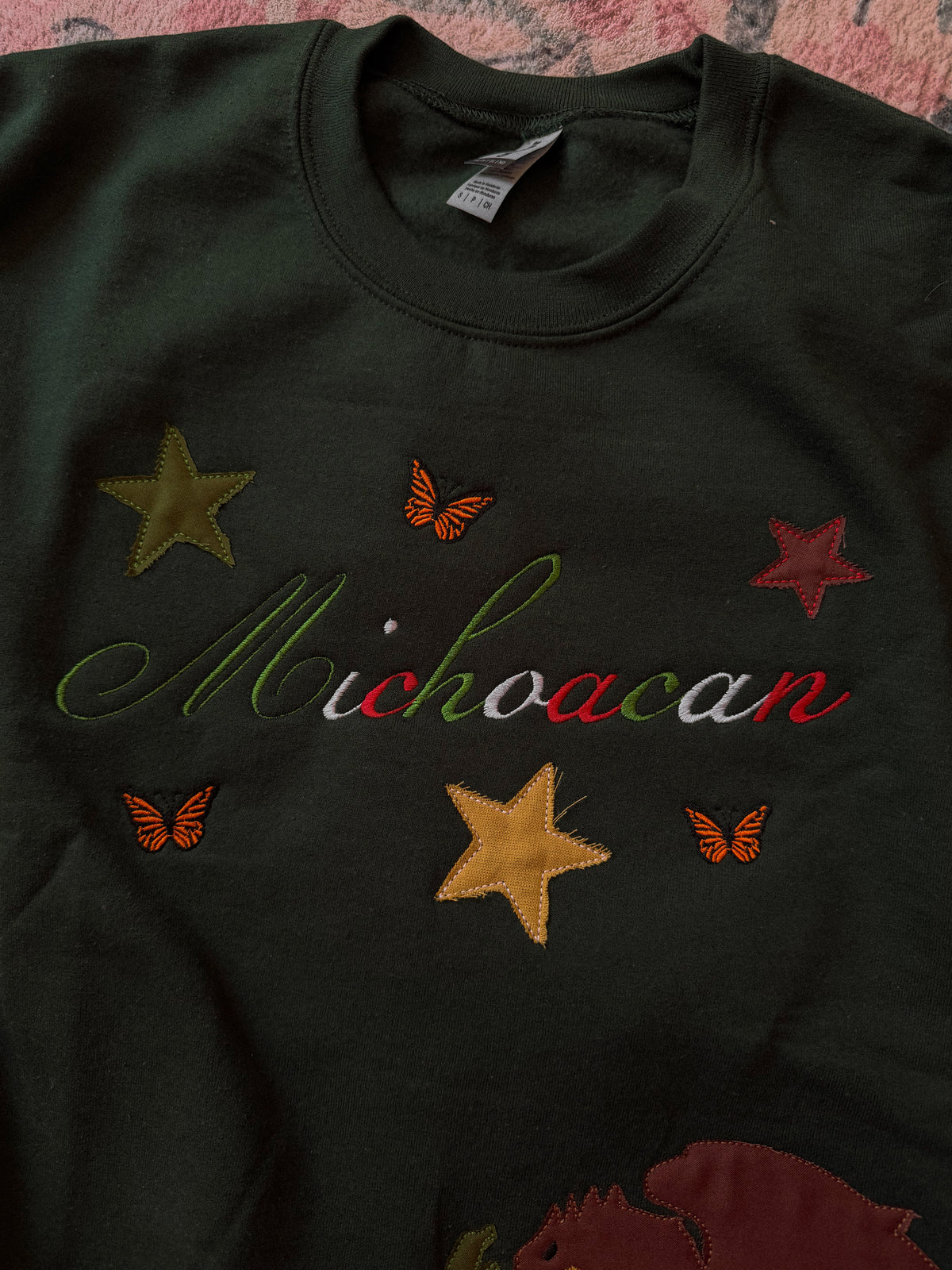 Custom Mexico State Applique Crewneck
