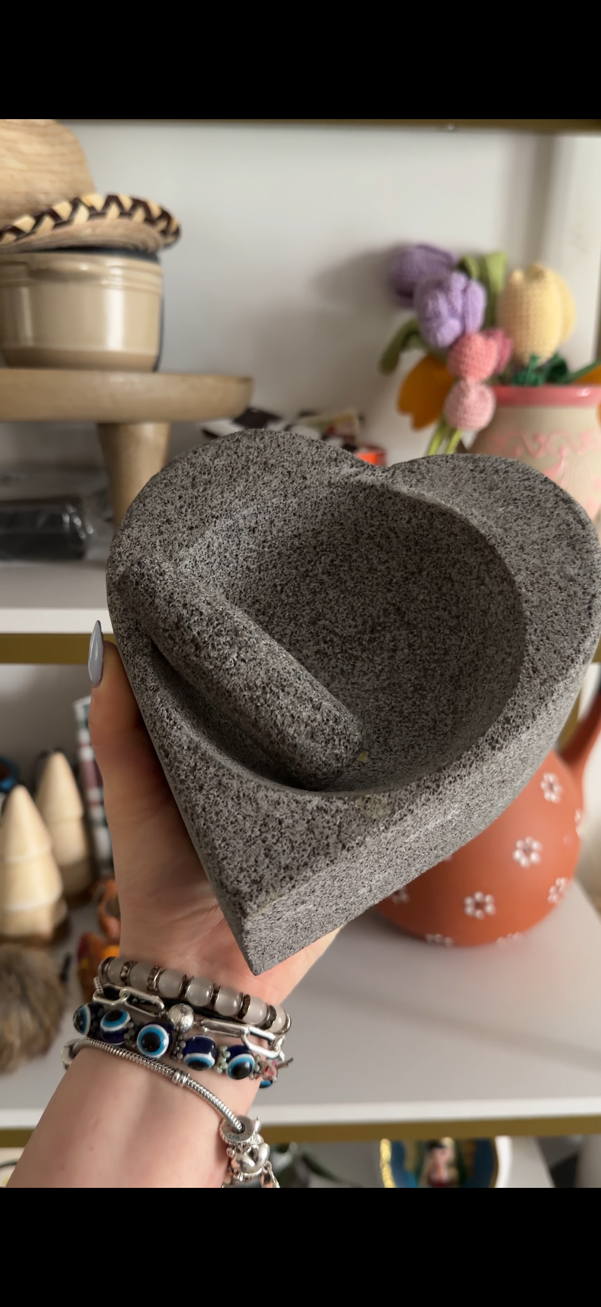 Original Heart Molcajete 100% Volcanic
