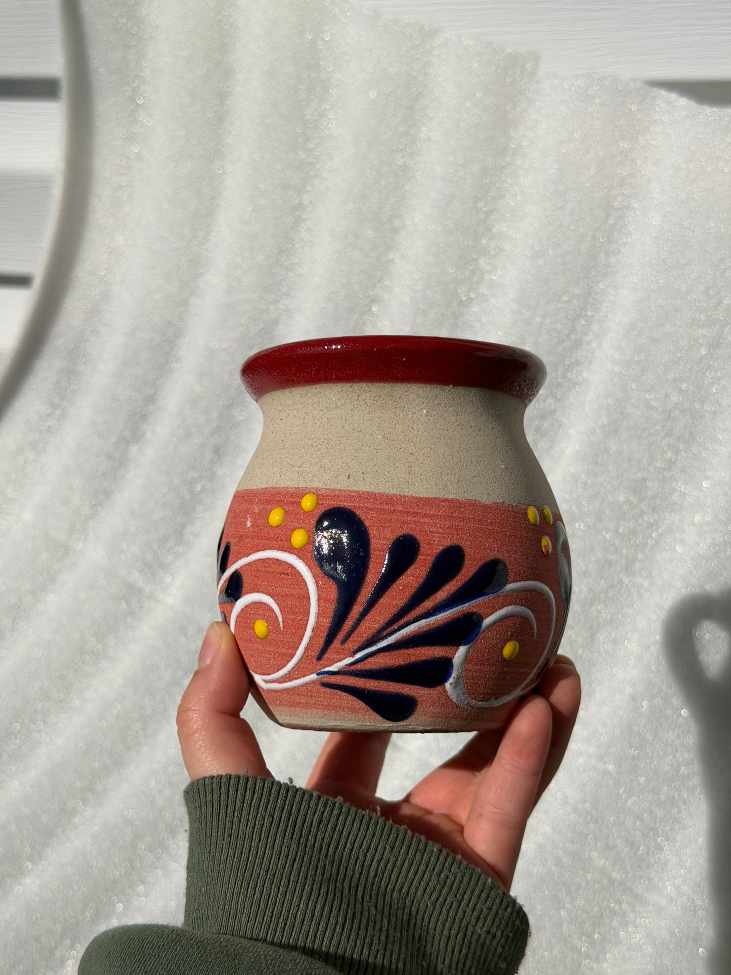 Traditional Engobe Red Barro Mug