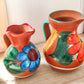 Mexican Barro Floral Pitcher