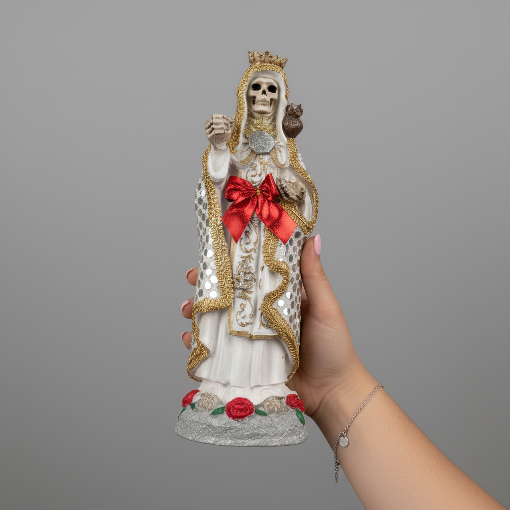 Santa Muerte 13.5in Decor Statue