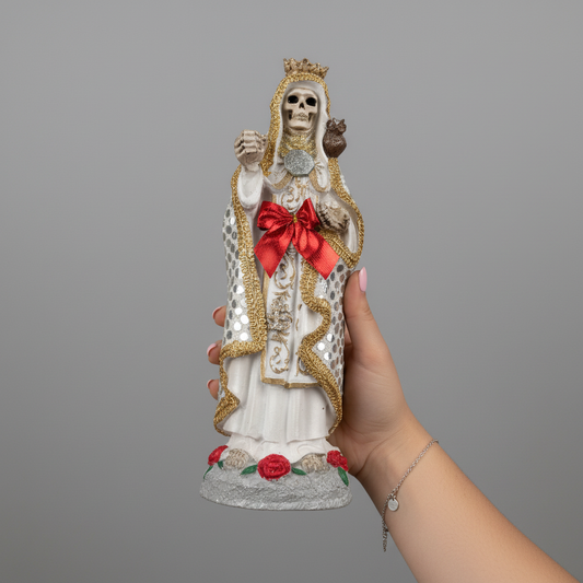 Santa Muerte 13.5in Decor Statue