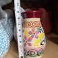 Hand-Painted Light Mexican Flower Vase
