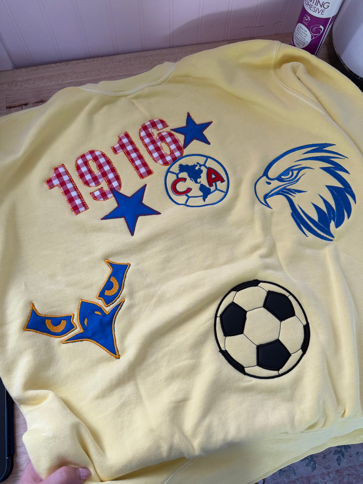 Club América 1916 Vintage-Inspired Embroidery Soccer Sweater