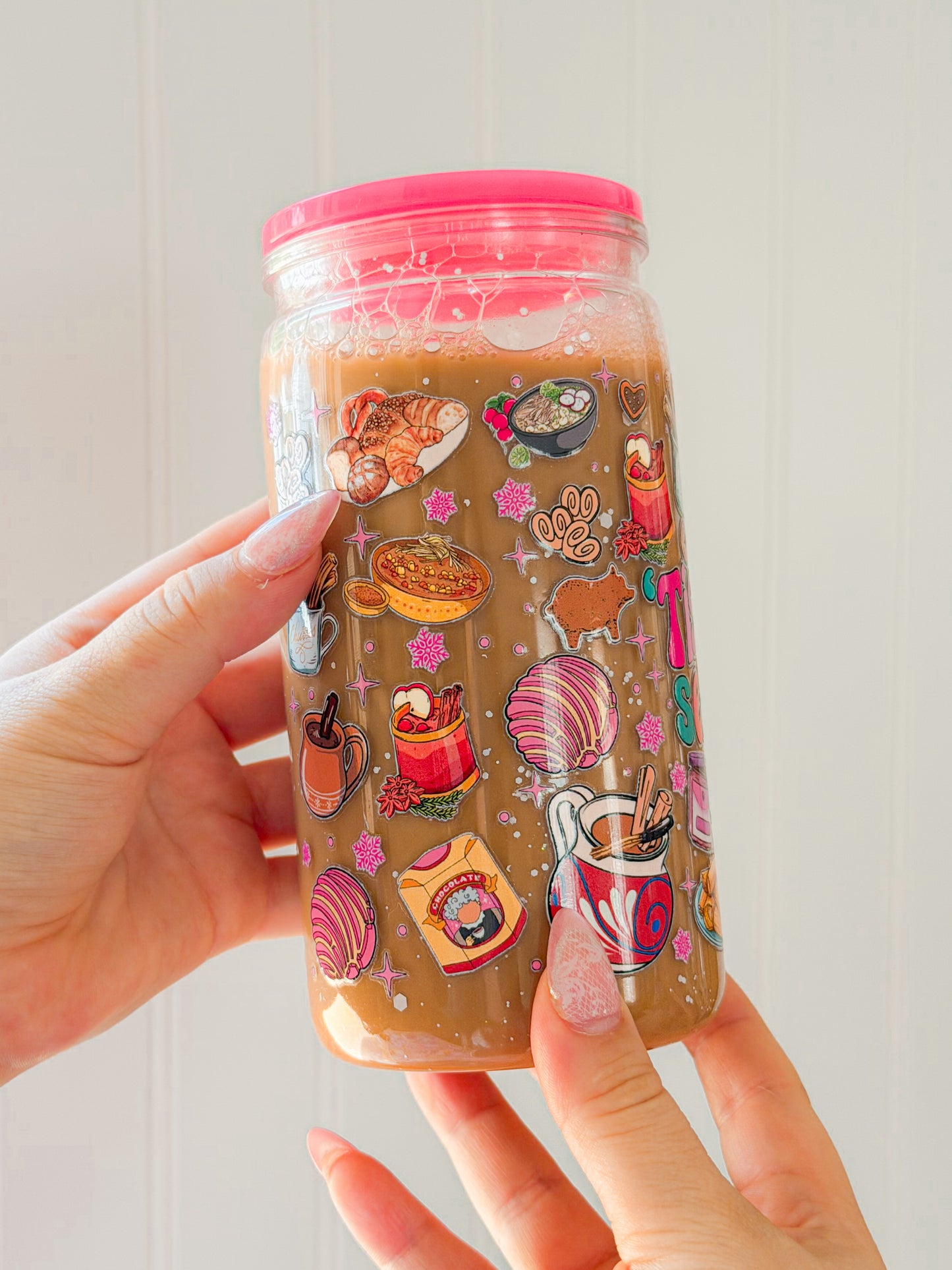 ’Tis the Season Mexican Christmas Snow Globe Cup – 16 oz