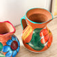 Mexican Barro Floral Pitcher
