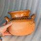 Handmade Round Mexican Barro Olla Pot