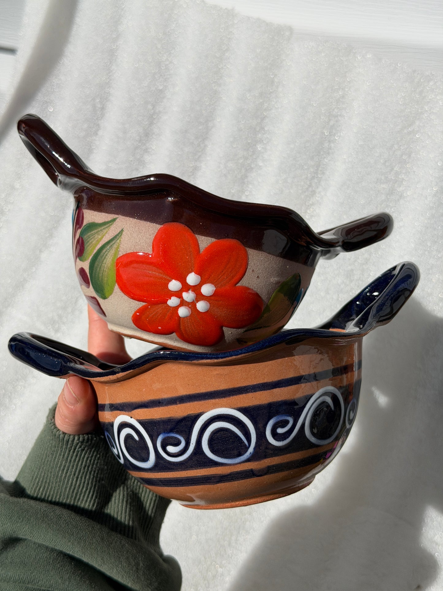 Mexican Barro Small Serving Bowl