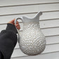Hand-Painted White Pitcher