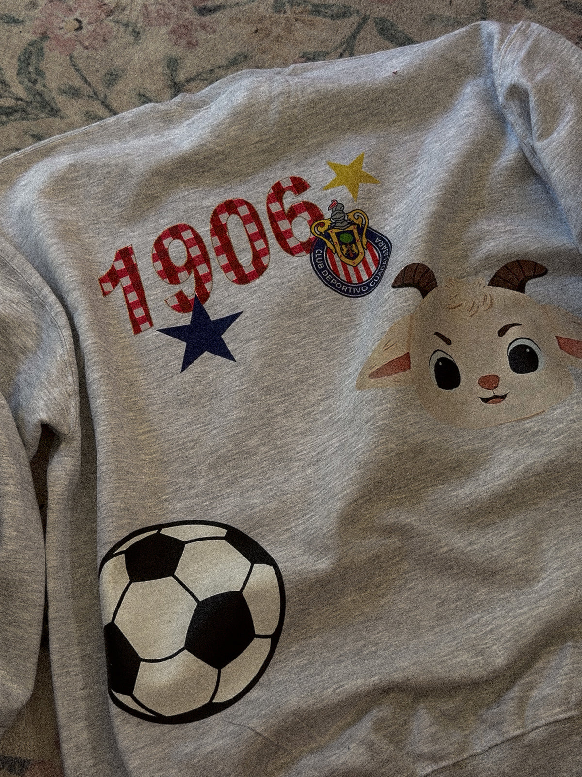 Liga MX Planchado Soccer Crewneck Sweatshirts