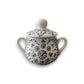 Blue & White Talavera Sugar Jar | Handmade Puebla Kitchenware