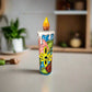 Talavera Candle Figurine | Hand-Painted Decorative Mexican Ceramic Art